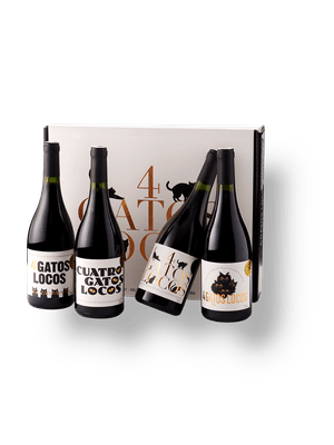 Kit 4 Cuatro Gatos Locos Malbec