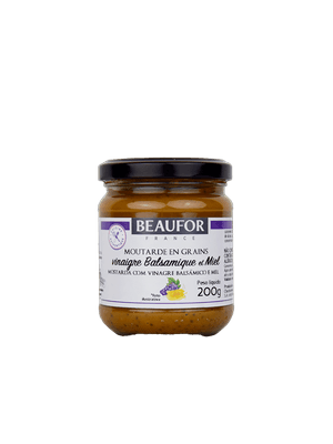 Mostarda Dijon Com Balsâmico e Mel 200g Beaufor